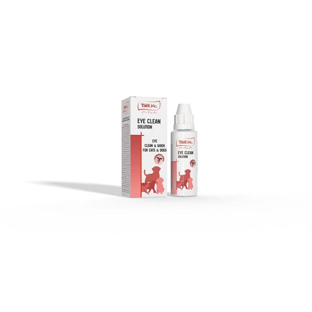 Biolive Eye Clean Kedi Göz Temizleme Solisyonu 50ml