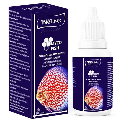 Biolive Myco Fish Akvaryum Balıkları İçin Mantar Giderici 50ml