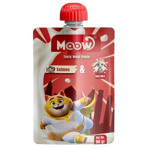 Moow [28] TazeSomonlu&Keçi Sütlü Kedi EtEzmesi 90gr