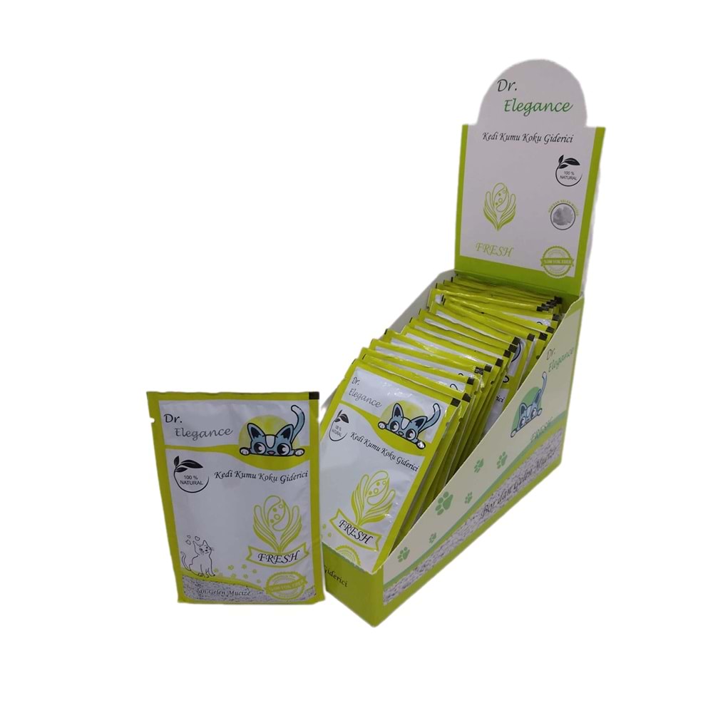 DR.ELEGANCE KEDİ KUMU KOKU GİDERİCİ FRESH - 25 GR