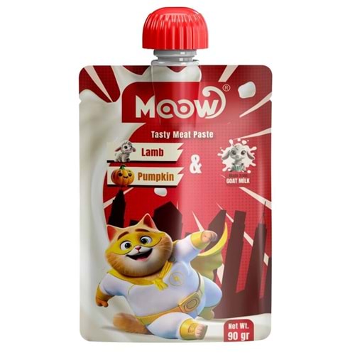 Moow [32] TazeKuzulu&Balkabaklı Keçi SütlüKedi Et Ezmesi 90gr